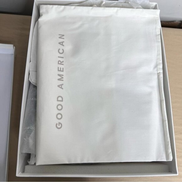 Good American Womens Size 9 Terry Ankle Wrap Sandals Black Stiletto NEW Slide On - Picture 10 of 13